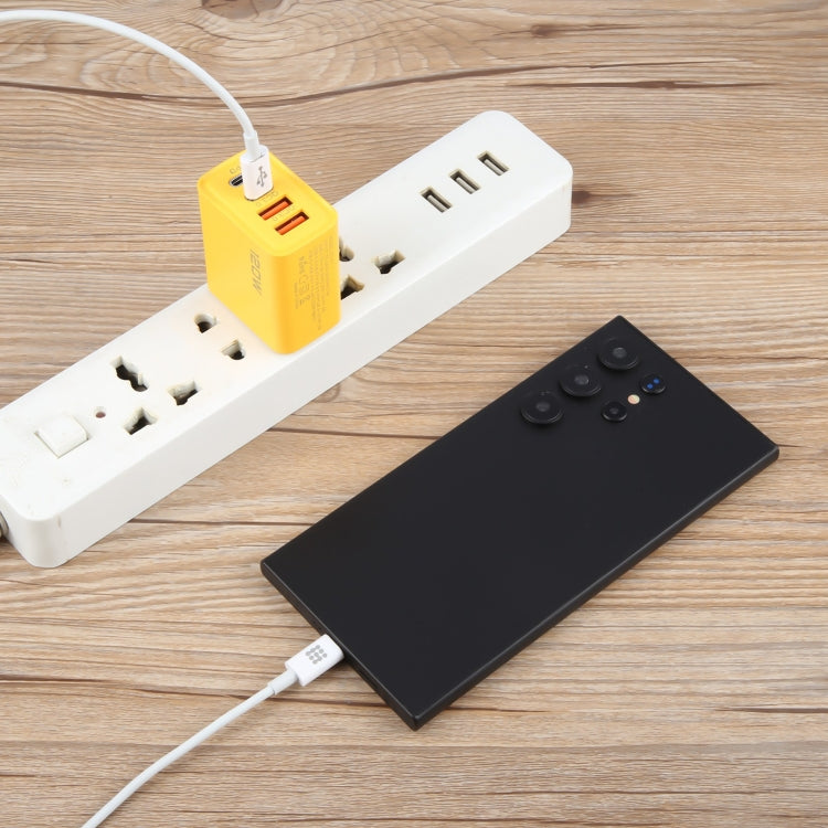KO-71 120W Dual PD Type-C + Dual QC3.0 USB Multi Ports Charger, US Plug, EU Plug