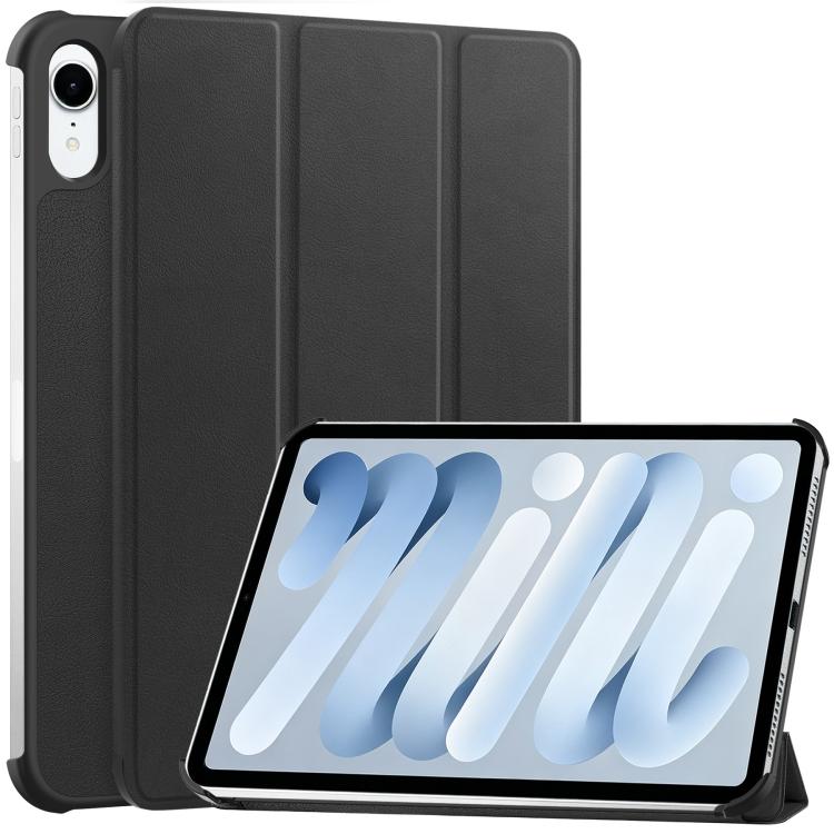 Custer Pure Color 3-Fold Holder Smart Leather Tablet Case, For iPad Air 13 2024 / 2025, For iPad Pro 13 2024