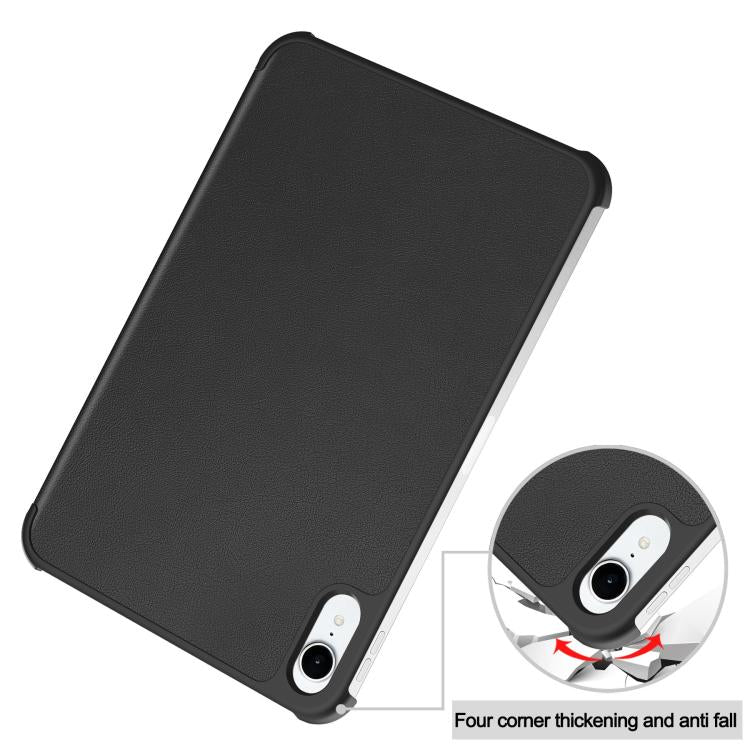 Custer Pure Color 3-Fold Holder Smart Leather Tablet Case, For iPad Air 13 2024 / 2025, For iPad Pro 13 2024