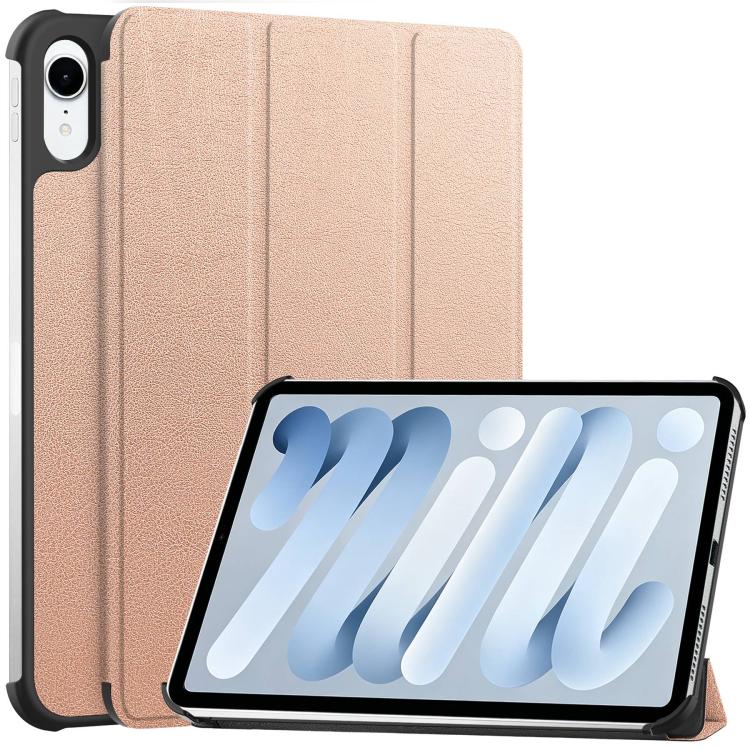 Custer Pure Color 3-Fold Holder Smart Leather Tablet Case, For iPad Air 13 2024 / 2025, For iPad Pro 13 2024