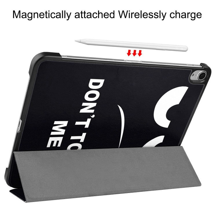 Custer Painted 3-Fold Holder Smart Leather Tablet Case, For iPad Air 13 2025 / 2024, For iPad Pro 13 2024