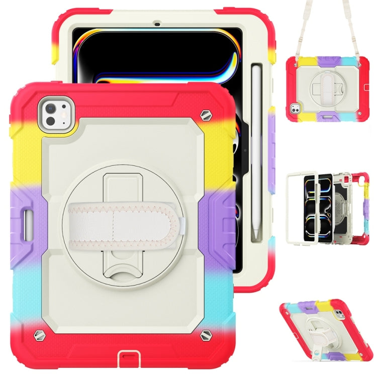 Silicone Hybrid PC Tablet Protective Case, For iPad Pro 11 2024
