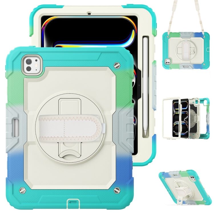 Silicone Hybrid PC Tablet Protective Case, For iPad Pro 11 2024