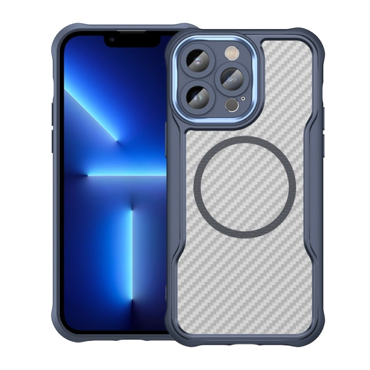 Carbon Fiber Texture MagSafe Translucent Phone Case, For iPhone 13, For iPhone 12, For iPhone 12 Pro Max, For iPhone 12 Pro, For iPhone 11 Pro Max, For iPhone 11