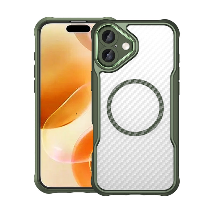 Carbon Fiber Texture MagSafe Translucent Phone Case, For iPhone 17e / 16e, For iPhone 17 Pro Max, For iPhone 17 Pro, For iPhone 17, For  iPhone Air, For iPhone 16 Pro Max