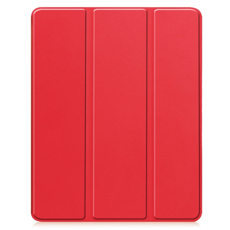 Custer TPU Pure Color 3-Fold Holder Smart Leather Tablet Case with Pen Tray, For iPad Air 13 2024 / 2025, For iPad Pro 13 2024