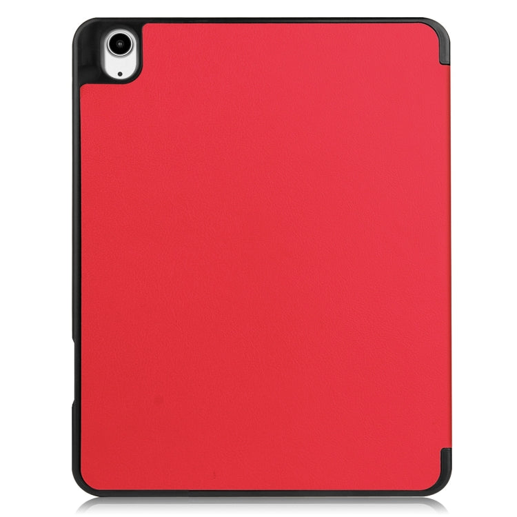 Custer TPU Pure Color 3-Fold Holder Smart Leather Tablet Case with Pen Tray, For iPad Air 13 2024 / 2025, For iPad Pro 13 2024