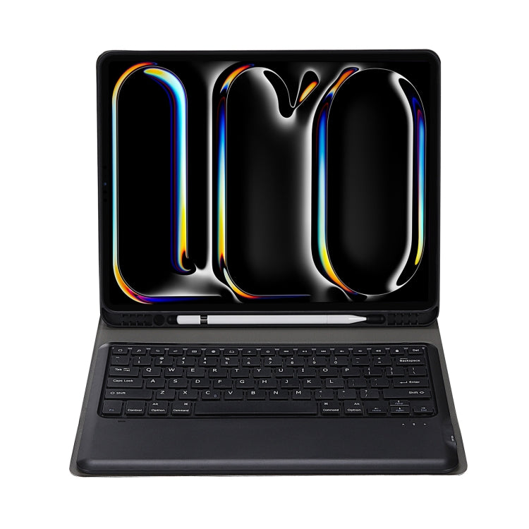A13B Detachable Ultra-Thin Bluetooth Keyboard Leather Tablet Case with Pen Slot, For iPad Pro 13 2024