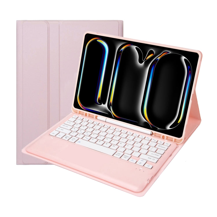 A13B Detachable Ultra-Thin Bluetooth Keyboard Leather Tablet Case with Pen Slot, For iPad Pro 13 2024
