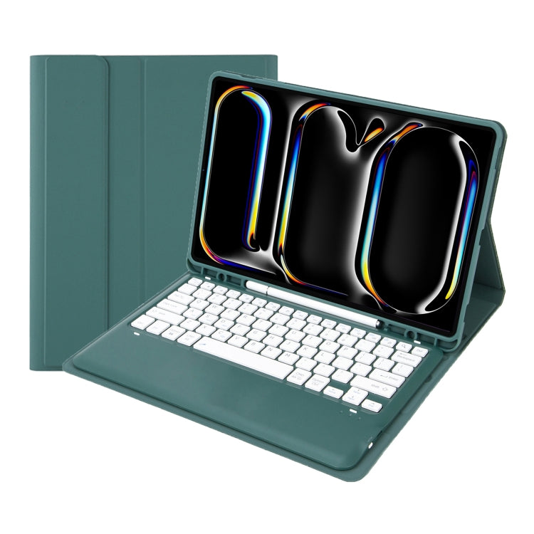 A13B Detachable Ultra-Thin Bluetooth Keyboard Leather Tablet Case with Pen Slot, For iPad Pro 13 2024