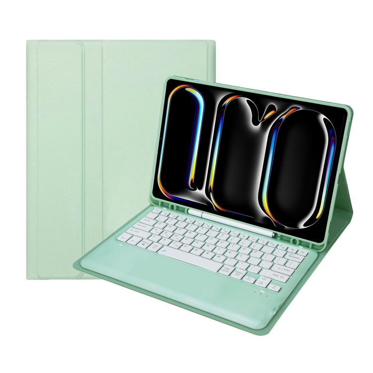A13B Detachable Ultra-Thin Bluetooth Keyboard Leather Tablet Case with Pen Slot, For iPad Pro 13 2024