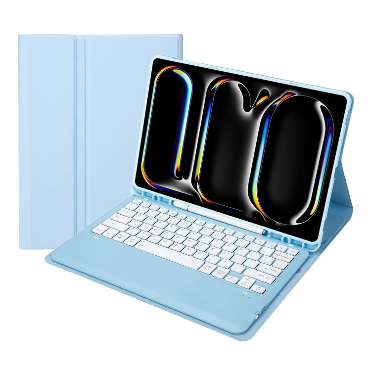 A13B Detachable Ultra-Thin Bluetooth Keyboard Leather Tablet Case with Pen Slot, For iPad Pro 13 2024