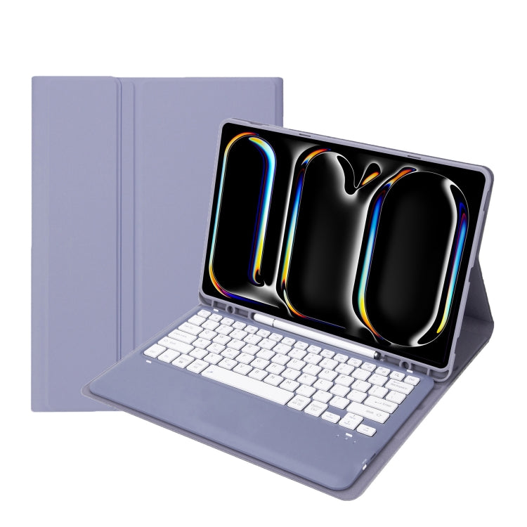 A13B Detachable Ultra-Thin Bluetooth Keyboard Leather Tablet Case with Pen Slot, For iPad Pro 13 2024
