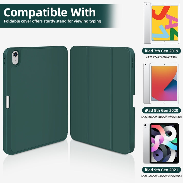 3-fold TPU Smart Leather Tablet Case with Pen Slot, For iPad Pro 13 2024, For iPad Pro 11 2024, For iPad Pro 12.9