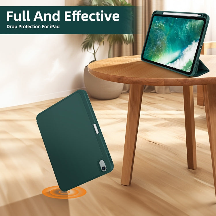 3-fold TPU Smart Leather Tablet Case with Pen Slot, For iPad Pro 13 2024, For iPad Pro 11 2024, For iPad Pro 12.9