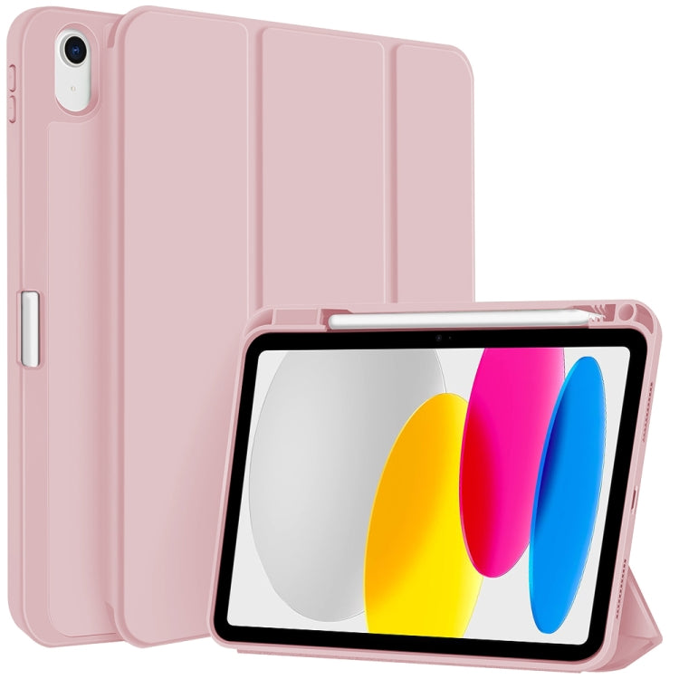3-fold TPU Smart Leather Tablet Case with Pen Slot, For iPad Pro 13 2024, For iPad Pro 11 2024, For iPad Pro 12.9