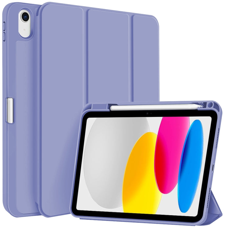 3-fold TPU Smart Leather Tablet Case with Pen Slot, For iPad Pro 13 2024, For iPad Pro 11 2024, For iPad Pro 12.9