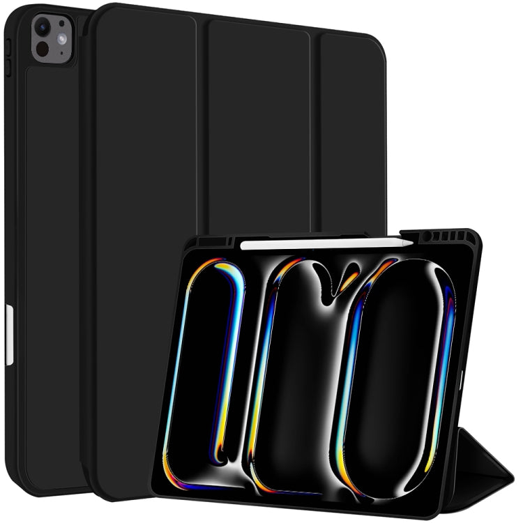 3-fold TPU Smart Leather Tablet Case with Pen Slot, For iPad 2025 / 2022, For iPad Air 11 2025 / 2024, For iPad mini 2024 / mini 6