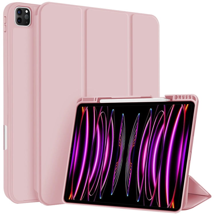 3-fold TPU Smart Leather Tablet Case with Pen Slot, For iPad Pro 13 2024, For iPad Pro 11 2024, For iPad Pro 12.9