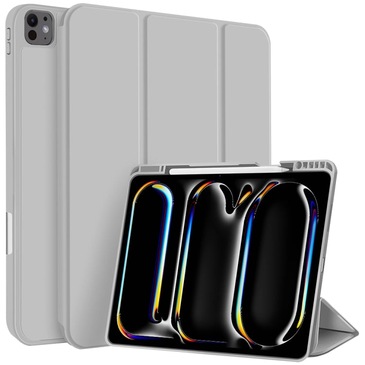 3-fold TPU Smart Leather Tablet Case with Pen Slot, For iPad 2025 / 2022, For iPad Air 11 2025 / 2024, For iPad mini 2024 / mini 6