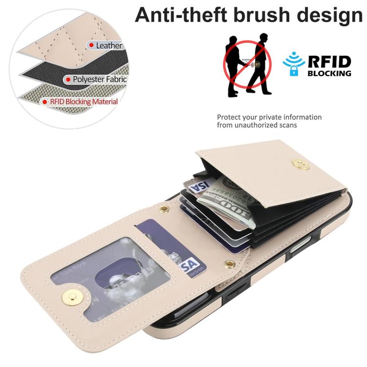 YM015 Crossbody Rhombic Card Bag RFID Phone Case, For iPhone 16e / 17e, For iPhone 17 Pro Max, For iPhone 17 Pro, For iPhone 17