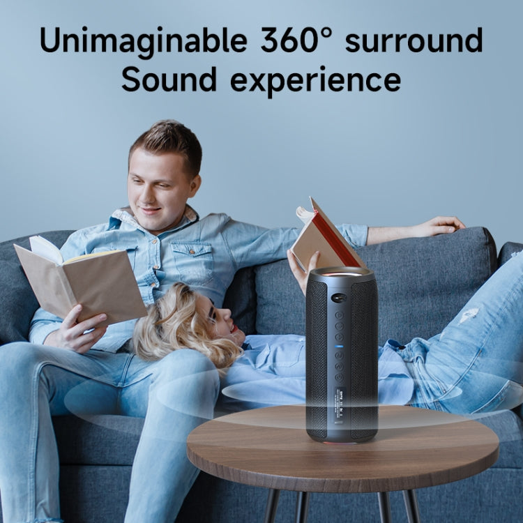 Zealot S51 Pro Shocking Bass Bluetooth Speaker with Colorful Light