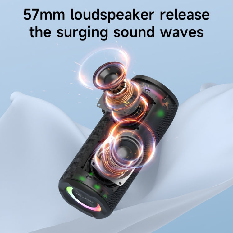 Zealot S51 Pro Shocking Bass Bluetooth Speaker with Colorful Light