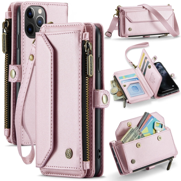 CaseMe C36 Card Slots Zipper Wallet RFID Anti-theft Leather Phone Case, For iPhone 11 Pro, For iPhone XS / X, For iPhone XR, For iPhone XS Max