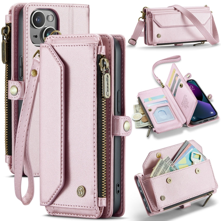 CaseMe C36 Card Slots Zipper Wallet RFID Anti-theft Leather Phone Case, For iPhone 13, For iPhone 13 mini, For iPhone 12, For iPhone 12 Pro Max