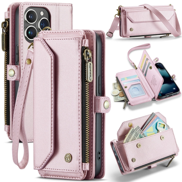 CaseMe C36 Card Slots Zipper Wallet RFID Anti-theft Leather Phone Case, For iPhone SE 2022 / SE 2020, For iPhone 8 / 7 / 6, For iPhone 13 Pro Max, For iPhone 13 Pro