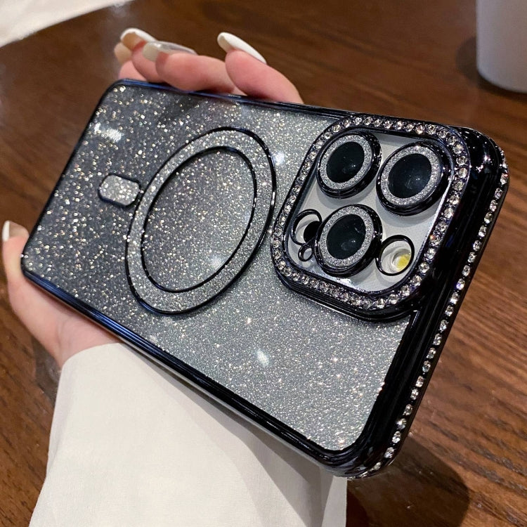 Diamond Gradient Glitter Plated MagSafe Phone Case, For iPhone 12 Pro Max, For iPhone 12 Pro, For iPhone 11 Pro Max, For iPhone 11