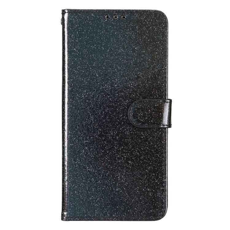 Glitter Powder Flip Leather Phone Case, For iPhone 16