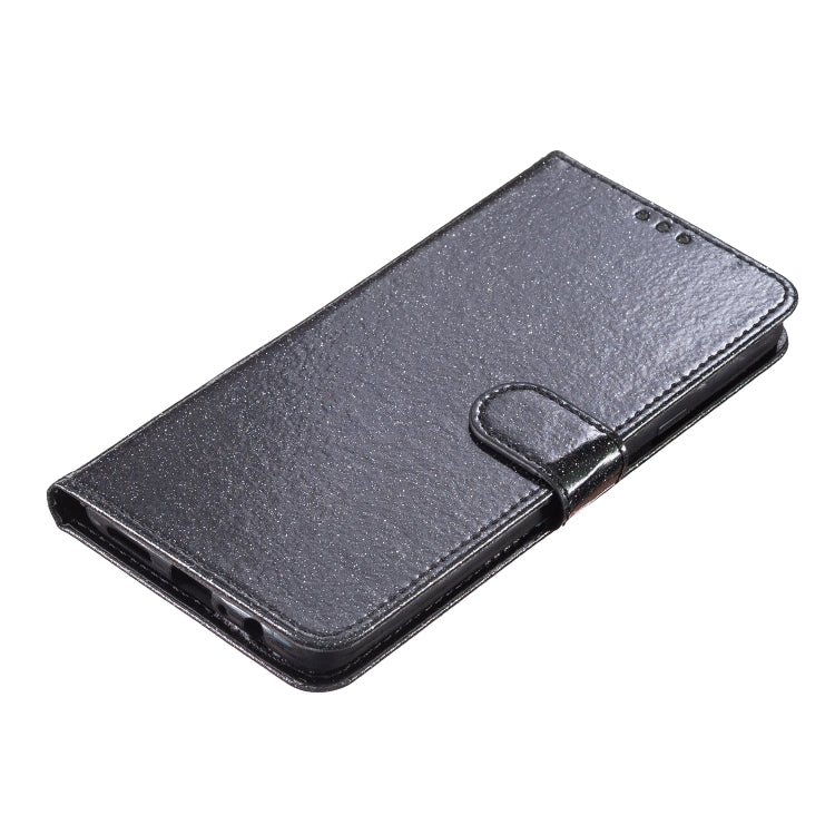 Glitter Powder Flip Leather Phone Case, For iPhone 16