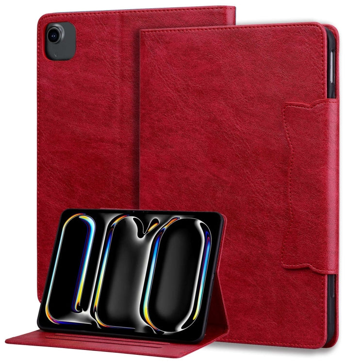 Cat Buckle Leather Smart Tablet Case, For iPad 2025 / 2022, For iPad Air 11 2025 / 2024 / Air 5 / Air 4, For iPad Air 13 2025 / 2024, For iPad Pro 13 2024