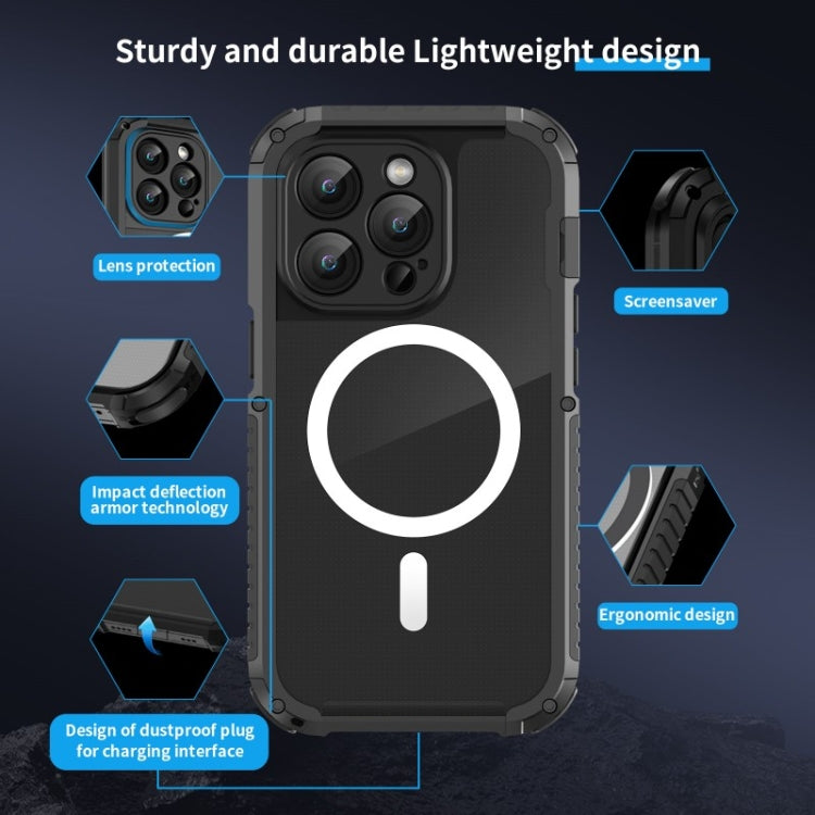 MagSafe Shockproof Metal Phone Case, For iPhone 15 Pro Max, For iPhone 15 Pro, For iPhone 14 Pro, For iPhone 14 Pro Max