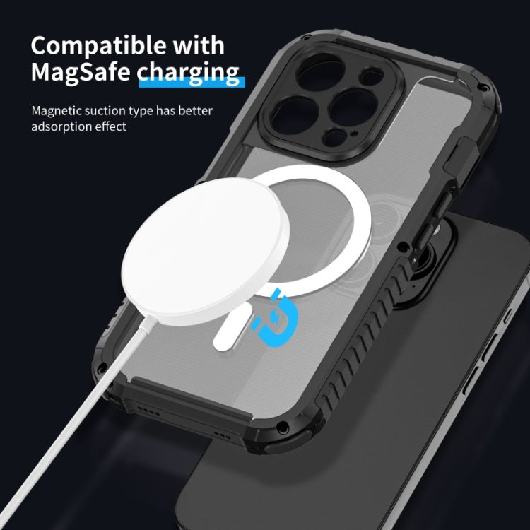 MagSafe Shockproof Metal Phone Case, For iPhone 15 Pro Max, For iPhone 15 Pro, For iPhone 14 Pro, For iPhone 14 Pro Max