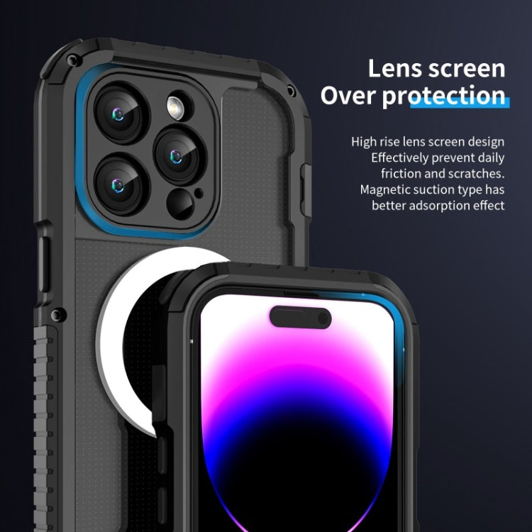 MagSafe Shockproof Metal Phone Case, For iPhone 15 Pro Max, For iPhone 15 Pro, For iPhone 14 Pro, For iPhone 14 Pro Max