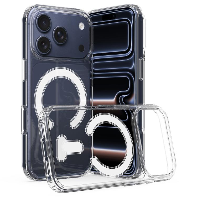MagSafe Clear Acrylic PC Hybrid TPU Phone Case