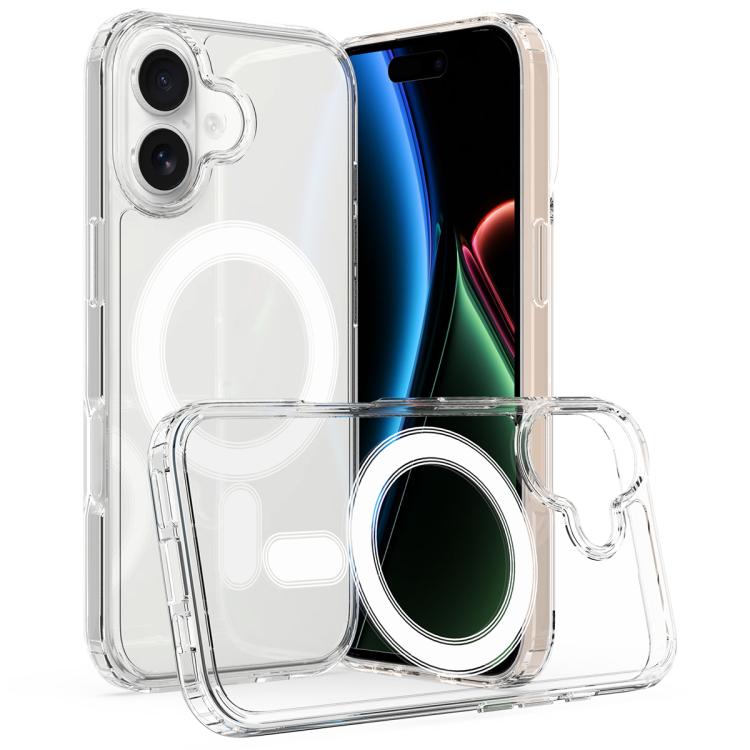 MagSafe Clear Acrylic PC Hybrid TPU Phone Case