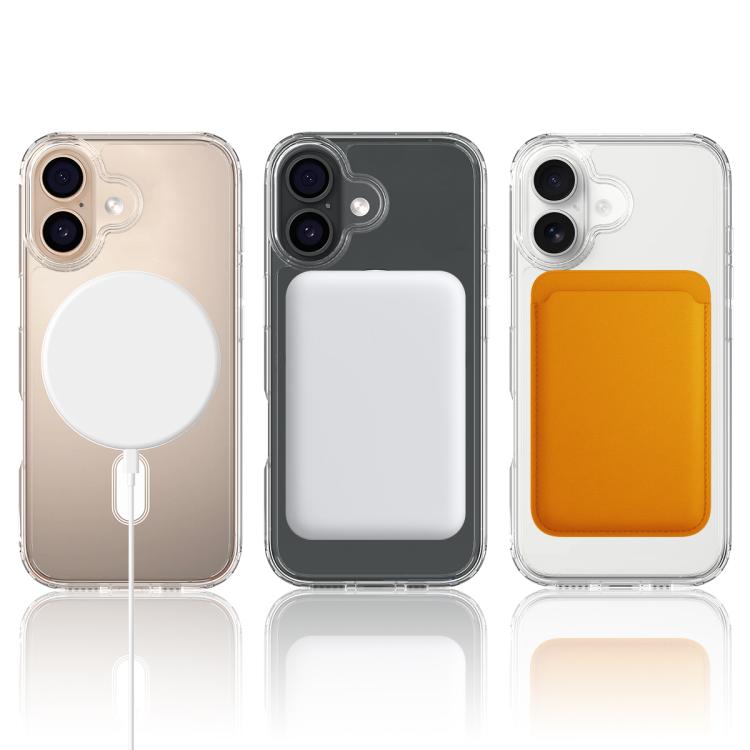 MagSafe Clear Acrylic PC Hybrid TPU Phone Case