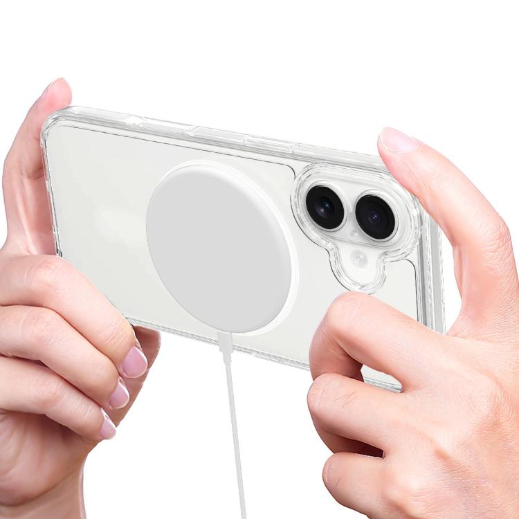 MagSafe Clear Acrylic PC Hybrid TPU Phone Case