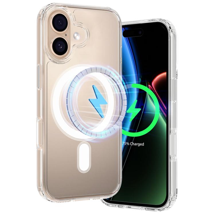 MagSafe Clear Acrylic PC Hybrid TPU Phone Case