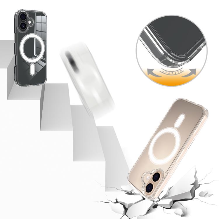 MagSafe Clear Acrylic PC Hybrid TPU Phone Case