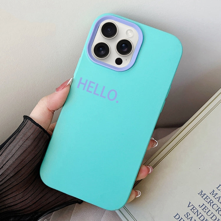 HELLO Word PC Hybrid TPU Phone Case, For iPhone 15 Pro Max, For iPhone 15 Pro, For iPhone 15 Plus