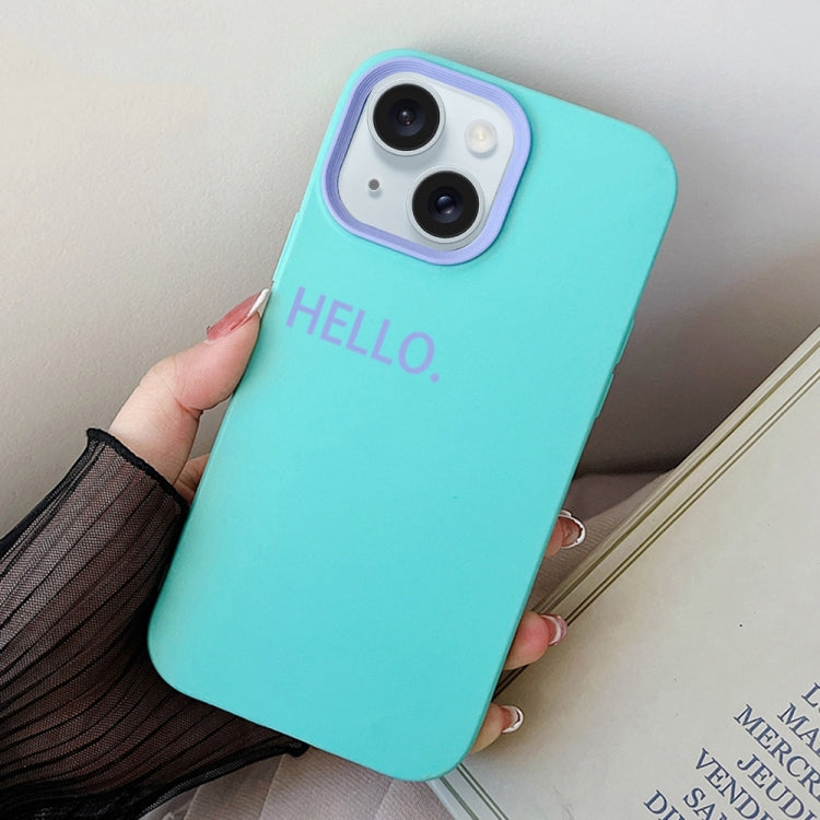 HELLO Word PC Hybrid TPU Phone Case, For iPhone 15 Pro Max, For iPhone 15 Pro, For iPhone 15 Plus
