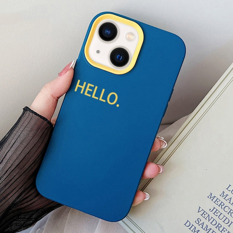 HELLO Word PC Hybrid TPU Phone Case, For iPhone 15, For iPhone 14 Plus, For iPhone 14
