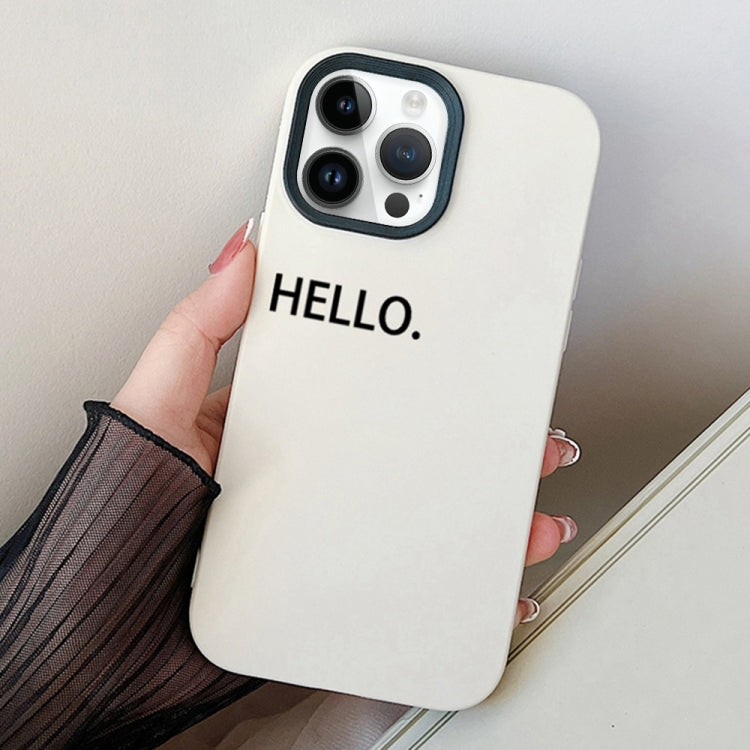 HELLO Word PC Hybrid TPU Phone Case, For iPhone 14 Pro, For iPhone 14 Pro Max, For iPhone 7 / 8 / SE 2022