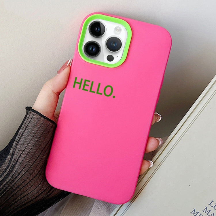 HELLO Word PC Hybrid TPU Phone Case, For iPhone 14 Pro, For iPhone 14 Pro Max, For iPhone 7 / 8 / SE 2022