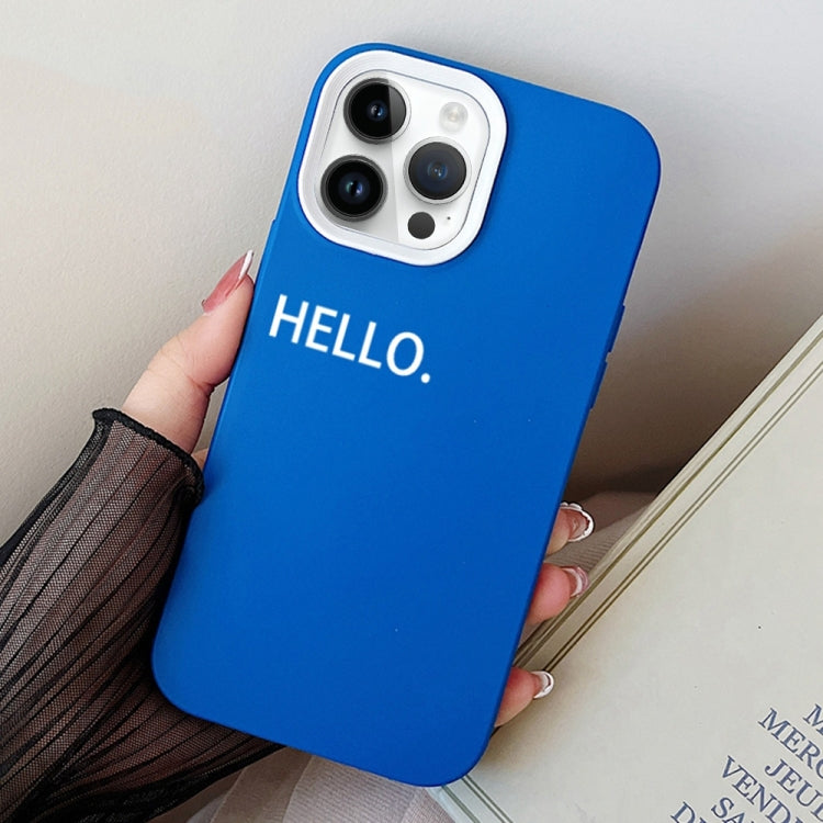 HELLO Word PC Hybrid TPU Phone Case, For iPhone 14 Pro, For iPhone 14 Pro Max, For iPhone 7 / 8 / SE 2022