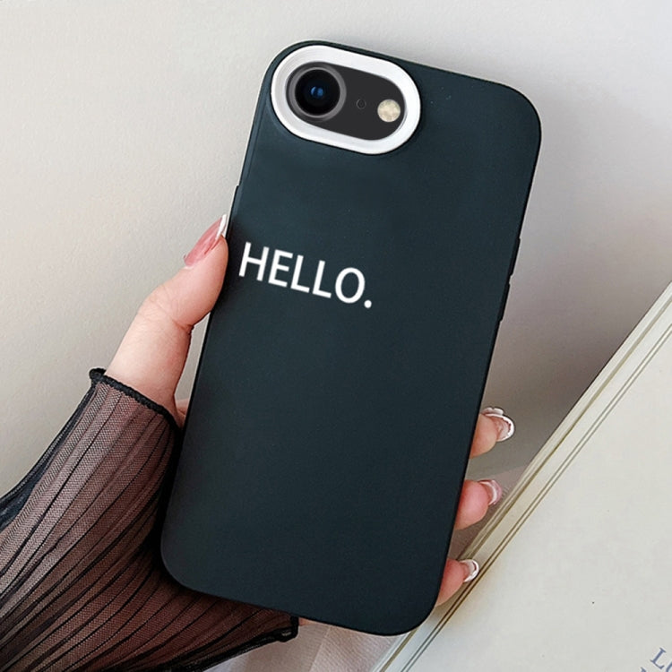 HELLO Word PC Hybrid TPU Phone Case, For iPhone 14 Pro, For iPhone 14 Pro Max, For iPhone 7 / 8 / SE 2022
